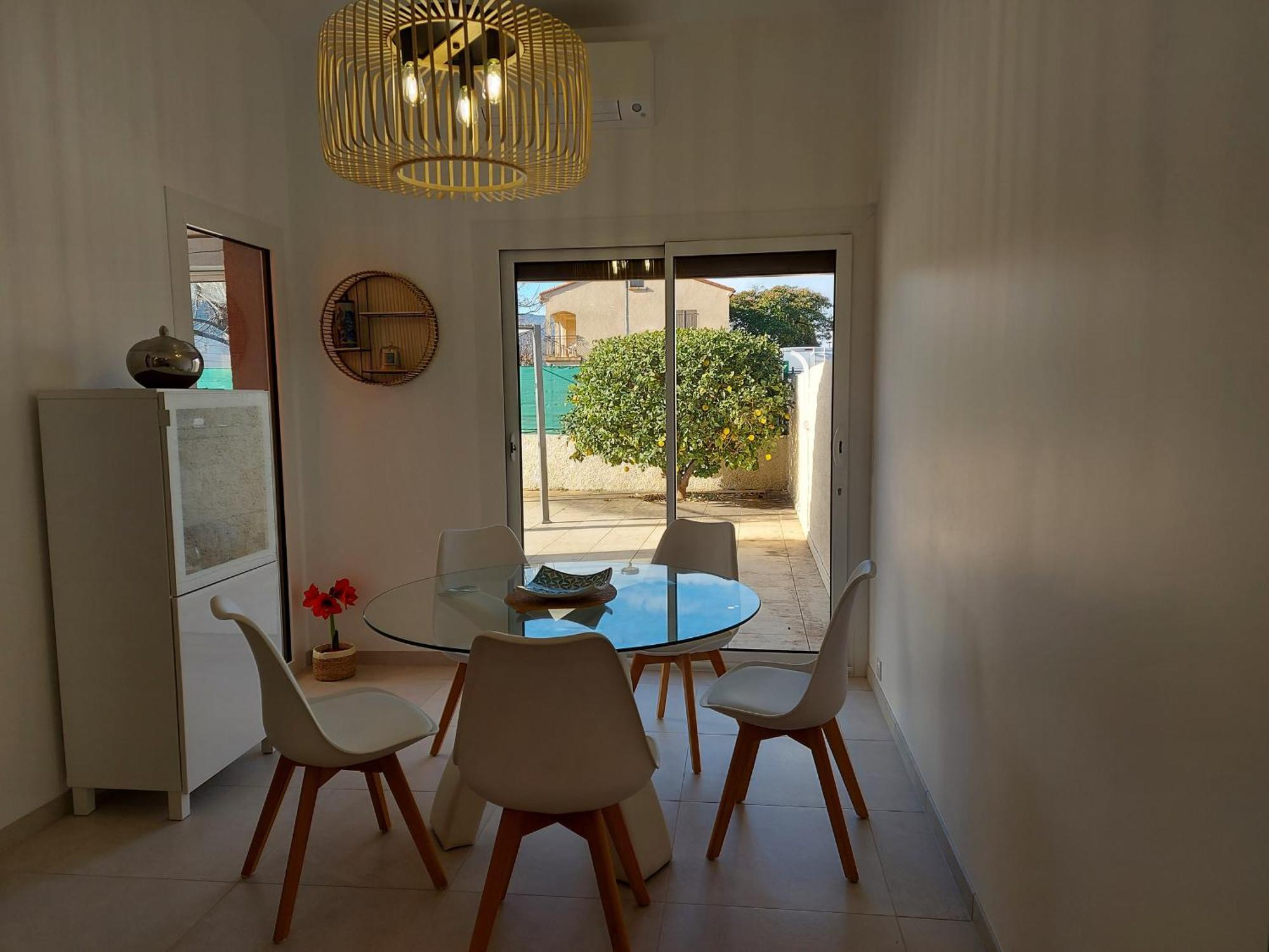 Pavillon 6 Pers A Argeles-Sur-Mer: Piscine, Clim, Parking, Wifi, Proche Plage - Fr-1-776-5 Bagian luar foto
